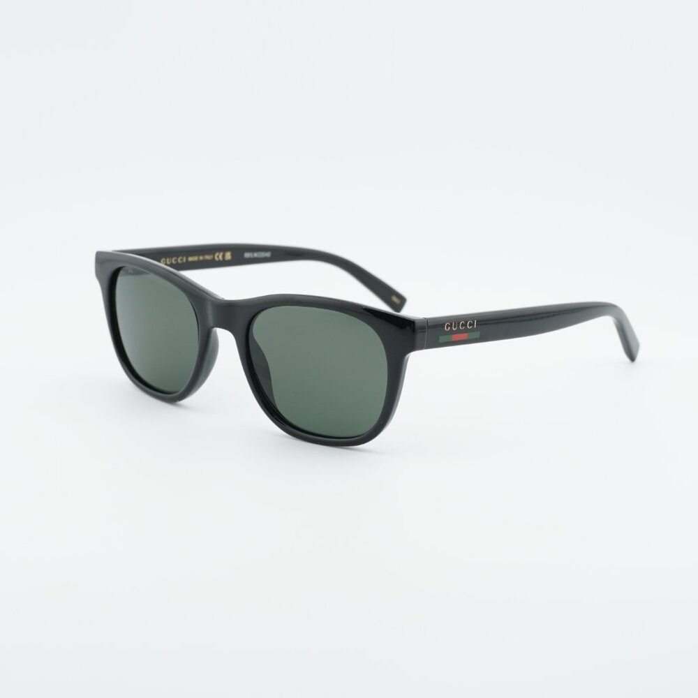 Gucci GG1985S 001 Sunglasses Black Square Frame, Grey Lenses